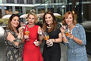 Julia Dahmen, Giulia Siegel, Simone Ballack, Carin C. Tietze Hyaluron Spritz Ladies Lunch im Restaurant Brenner M&uuml;nchen 12.04.2018 Foto: BrauerPhotos /G. Nitschke   